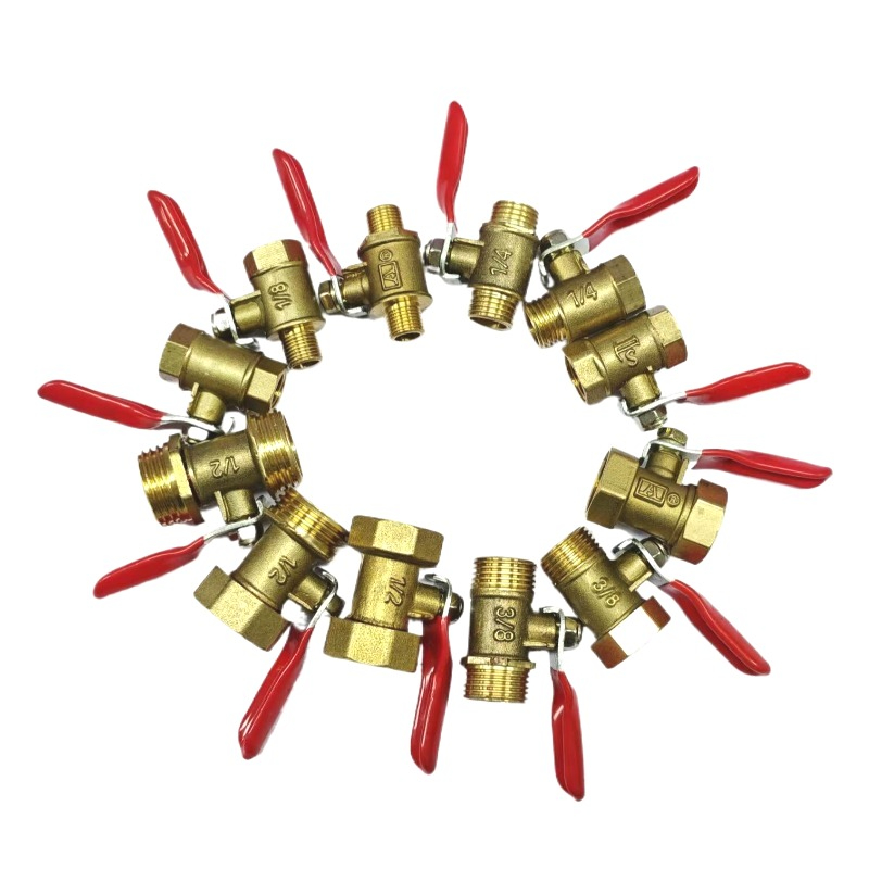 Compression Fitting Brass - 1/8인치 1/4인치 3/8인치 1/2인치 황동 소형