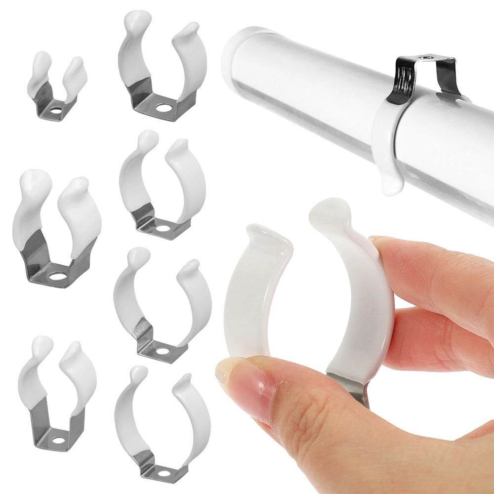 Drain Pipe Clip - 5Pcs 고정 클립 고무 보호 클램프