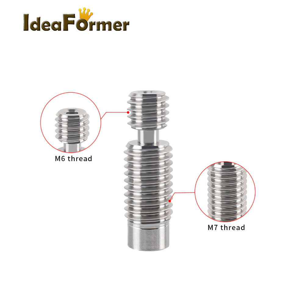 3D 프린터 E3D V6 열 브레이크 핫 엔드 목구멍  - Ptfe Tape Thread 리뷰 및 가격
