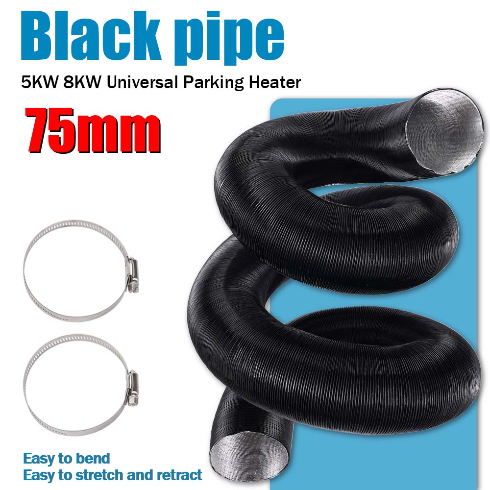 75mm 에어 디젤 주차 히터 덕트 파이프 튜브 호스  - Flexible Hose Braided 리뷰 및 가격