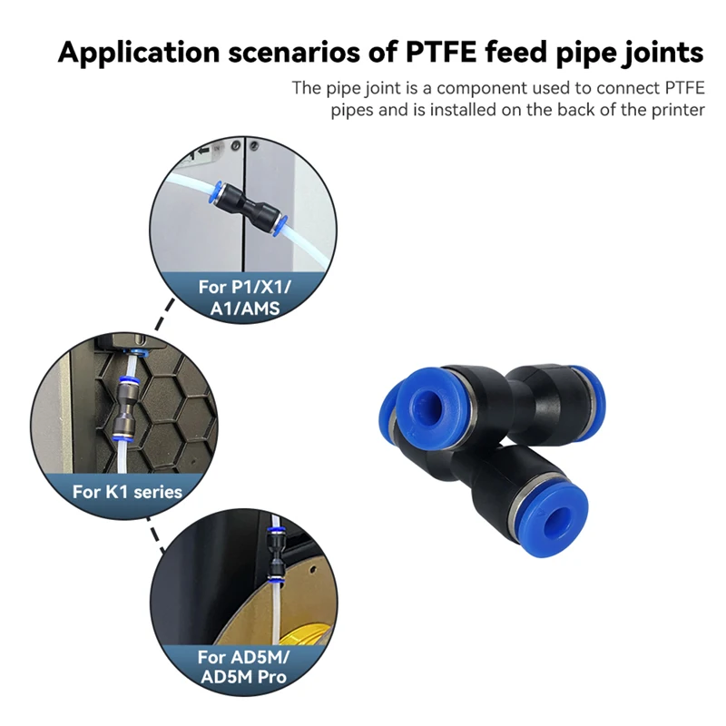 1/2/3pcs 3D 프린터 PTFE 공압 피팅 튜브  - Ptfe Tape Thread 리뷰 및 가격