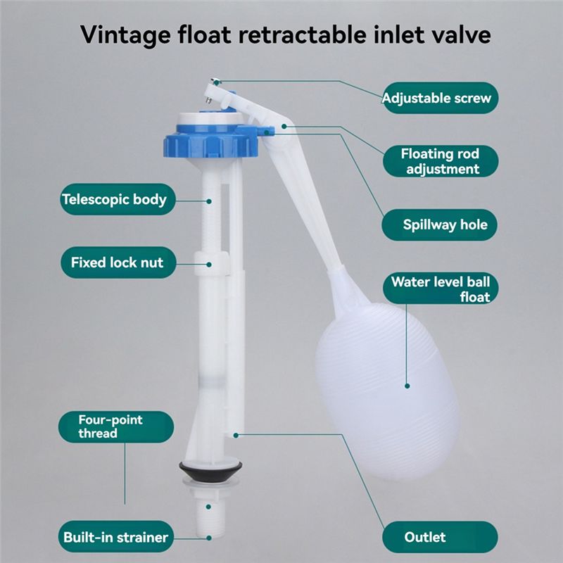 B52C 조절식 구형 변기 물탱크 볼, 입수 밸브 G1 - Float Ball Valve 리뷰 및 가격