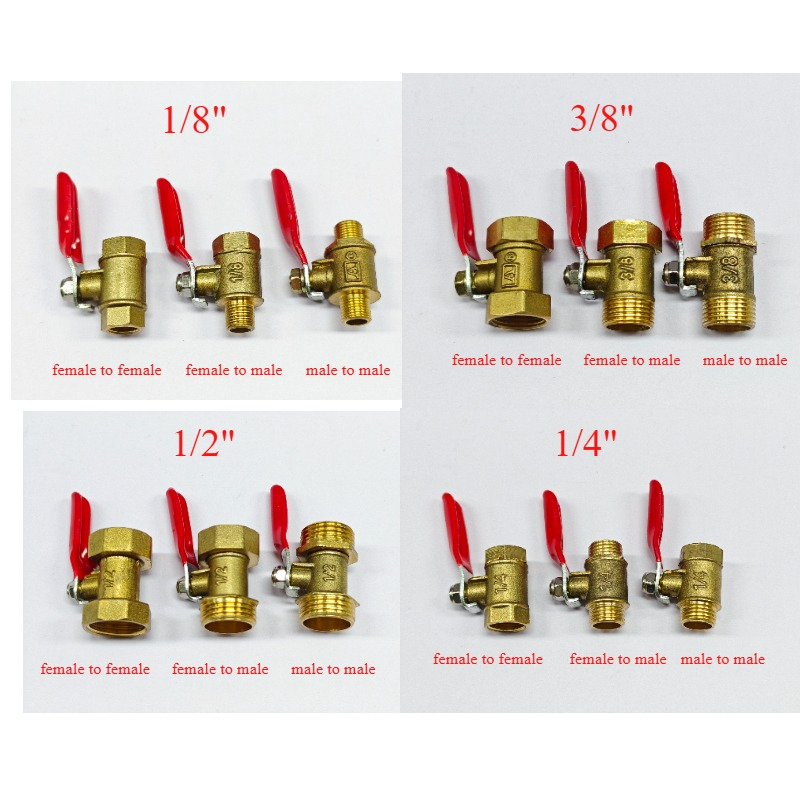 1/8인치 1/4인치 3/8인치 1/2인치 황동 소형  - Compression Fitting Brass 리뷰 및 가격