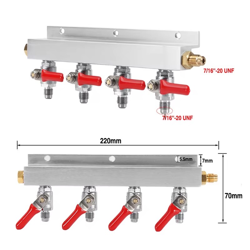 IMAICTUU 4방향 가스 매니폴드 CO2 분배기 매 - Push Fit Connector 리뷰 및 가격